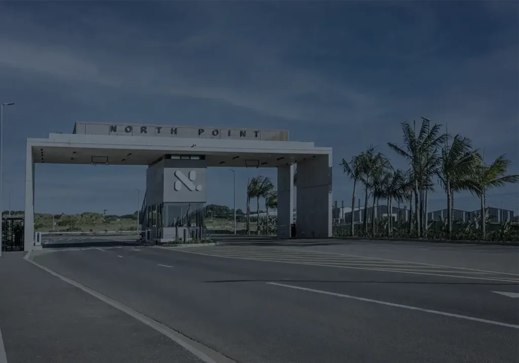 North Point Ballito enterance gatehouse