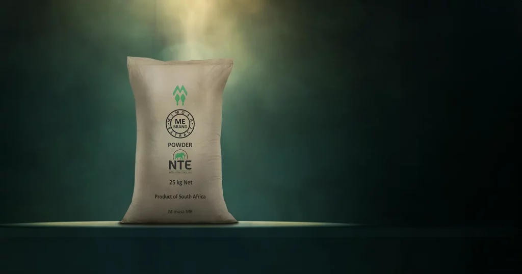 NTE Mimosa is the world's leading producer of vegetable tannins